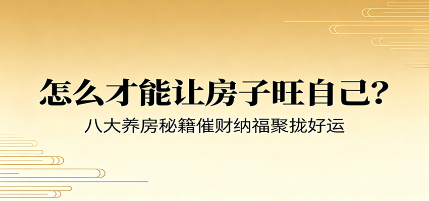 付费文章《怎么才能让房子旺自己？》八大养房秘籍催财纳福聚拢好运-亮剑学堂